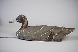 Canvas-covered pintail attributed to Avery Tillett of Kitty Hawk, NC.
