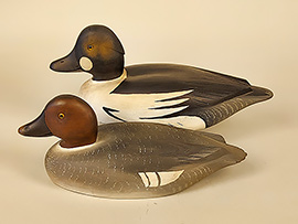 Goldeneye pair by Davey Nichol of Smiths Falls, Ontario. Never rigged. 