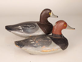 Pair of redheads by John Glenn of Rock Hall, Maryland.
