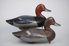 Pair of redheads with lathe-turned bodies by Jess Urie of Rock Hall, MD
