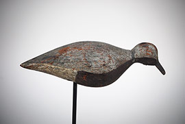 Robin snipe from the Eastern Shore of Virginia in dry original paint with the original bill.