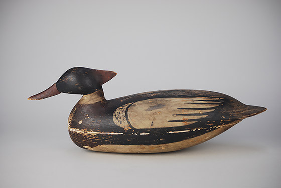 Hollow merganser with excellent paint patterns by Mark Kears of Linwood, NJ
